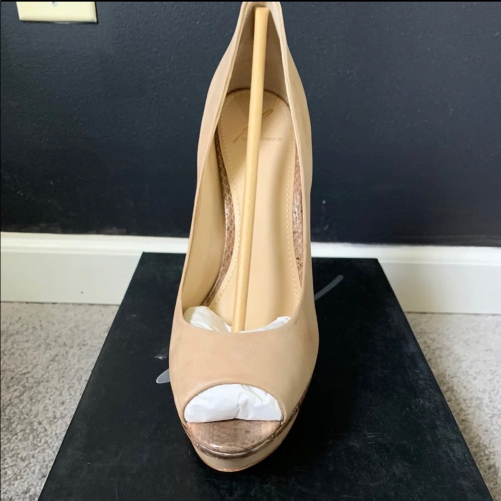 B by Brian Atwood Peeptoe Pumps